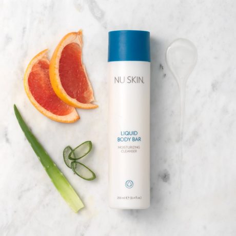 nu-skin-body-care-liquid-body-bar-moisturizing-cleanser-aerial-lifestyle-image